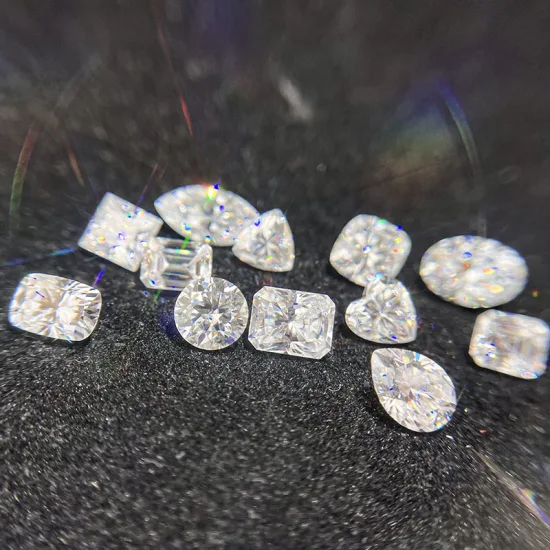 Pietre Moissanite sciolte di grado Vvs Gra Diamond Fancy Cut.  Spedizione diretta